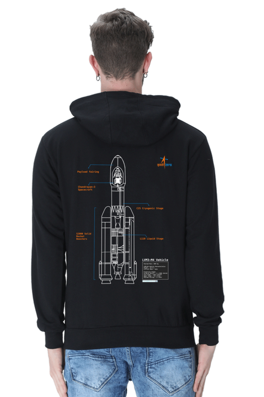 ISRO Chandrayan 3 Hoodie by Nibbana Studio