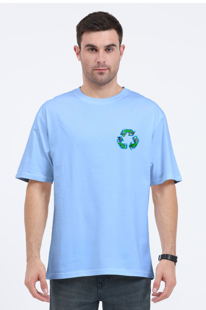 3R Recycle Unisex Oversized Tshirt