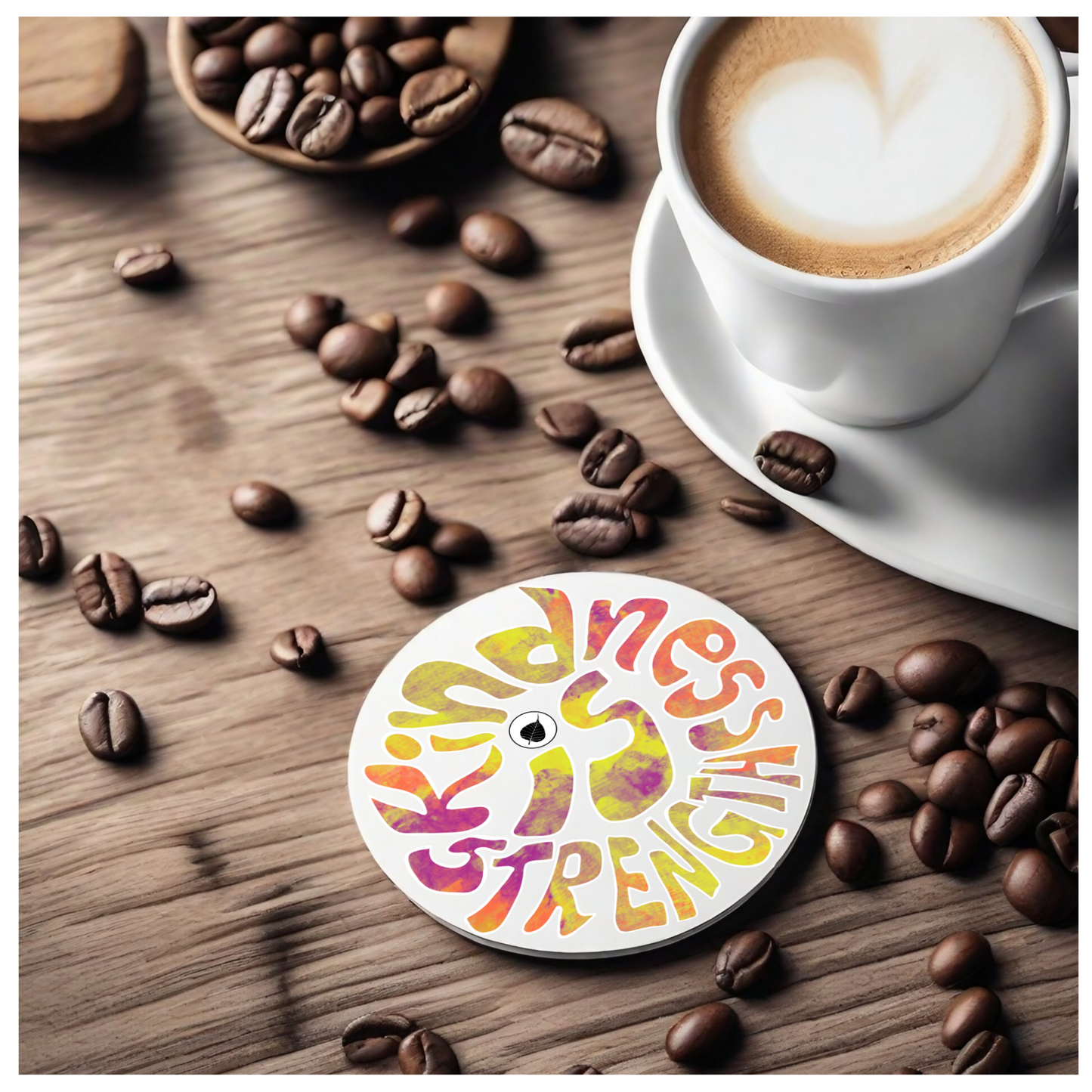 Kindness Round Coaster