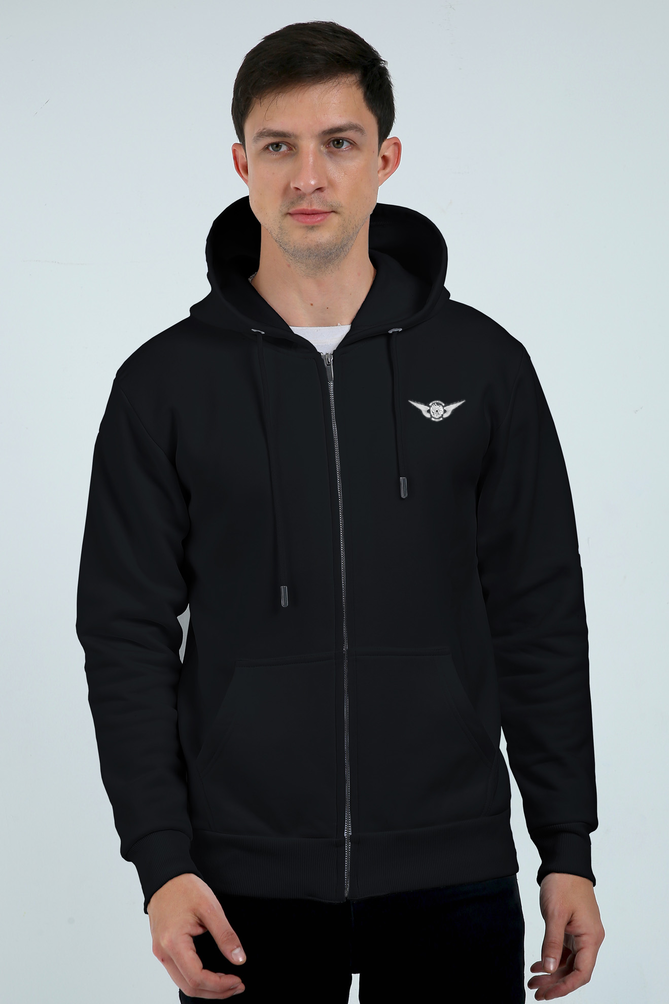 Nibbana Zipper Hoodie Black